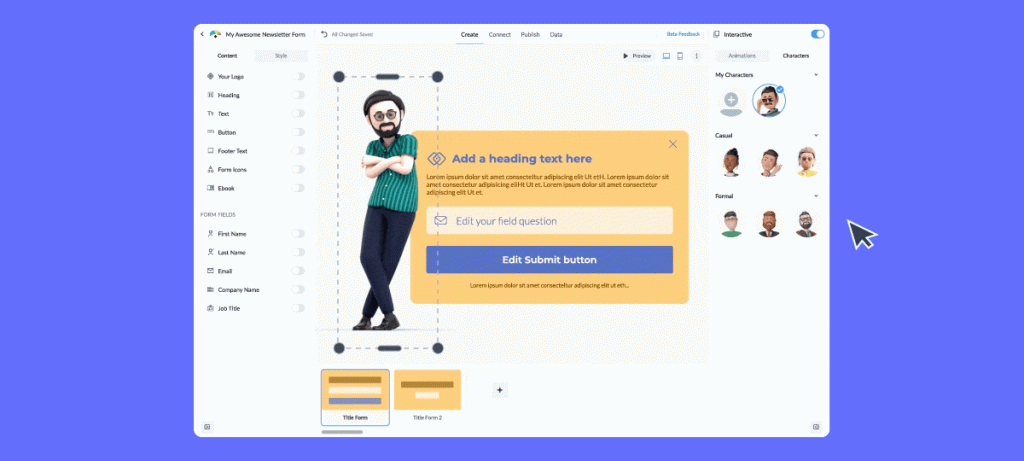Newsletter Signup Forms