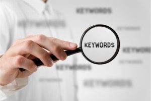 Using relevant keywords